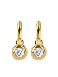 Pragnell petites boucles d'oreilles pendantes en or 18ct pavées de diamants