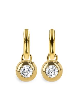 Pragnell petites boucles d'oreilles pendantes en or 18ct pavées de diamants