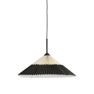 Light & Living - Hanglamp PLEATED - Ø60x23cm - Zwart