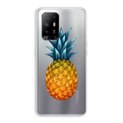 Grote ananas: Oppo A95 5G Transparant Hoesje