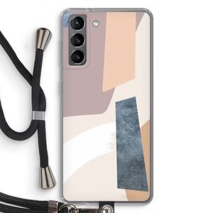 Luca: Samsung Galaxy S21 Transparant Hoesje met koord