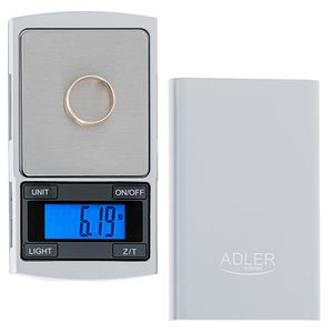 Adler AD 3168 precisie-weegschaal Zilver 100 g 0,01 g dwt, g, oz, ozt