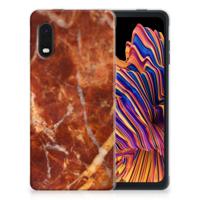 Samsung Xcover Pro | TPU | Siliconen hoesje | Marmer Bruin