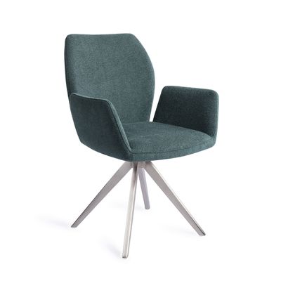 Jesper Home Eetkamerstoel 'Misaki' Turn Steel, Draaibaar, kleur Merry Mermaid
