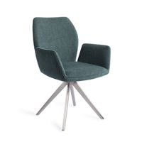 Jesper Home Eetkamerstoel 'Misaki' Turn Steel, Draaibaar, kleur Merry Mermaid