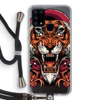 Tiger and Rattlesnakes: Samsung Galaxy M31 Transparant Hoesje met koord