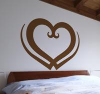 Tribal hart liefde sticker