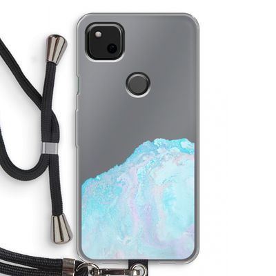 Fantasie pastel: Pixel 4a Transparant Hoesje met koord
