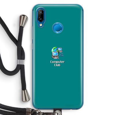 Win98: Huawei P20 Lite Transparant Hoesje met koord