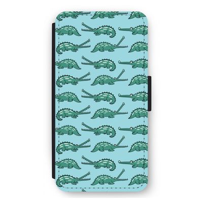 Kroko: iPhone 11 Pro Max Flip Hoesje