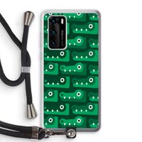 Crocs: Huawei P40 Transparant Hoesje met koord