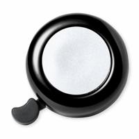 Fietsbel Ring - metallic zwart - Dia 5.5 cm - Aluminium - verstelbaar   - - thumbnail