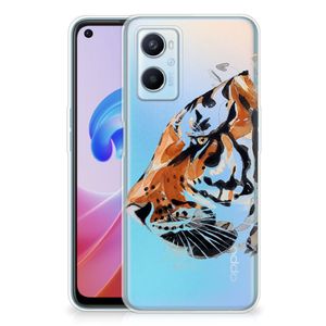 Hoesje maken OPPO A96 | OPPO A76 Watercolor Tiger