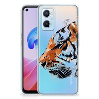 Hoesje maken OPPO A96 | OPPO A76 Watercolor Tiger