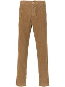 Kiton pantalon en velours côtelé à coupe slim - Marron