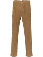 Kiton pantalon en velours côtelé à coupe slim - Marron