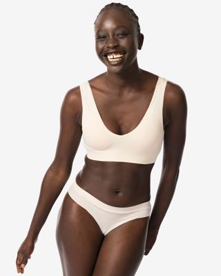 HEMA Damesstring Naadloos Micro Lichtroze (lichtroze)