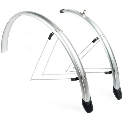Eurofender spatbordenset sporty 26 inch 58 mm zilver