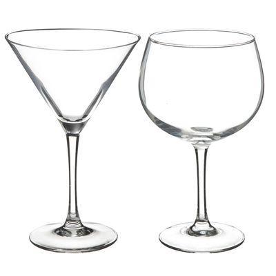 Cocktailglazen set - gin/martini glazen - 8x stuks Cocktailglazen set - gin/martini glazen - 8x stuks