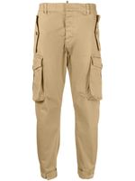 DSQUARED2 pantalon droit en coton à poches cargo - Tons neutres