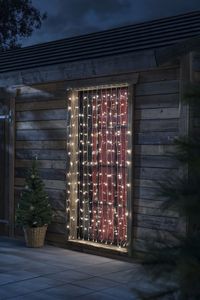 Konstsmide Lichtgordijn voor buiten - 208 LED&apos;s - 1 meter