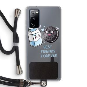 Best Friend Forever: Samsung Galaxy S20 FE / S20 FE 5G Transparant Hoesje met koord