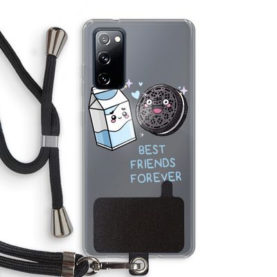 Best Friend Forever: Samsung Galaxy S20 FE / S20 FE 5G Transparant Hoesje met koord