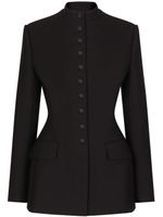 Dolce & Gabbana band-collar single-breasted blazer - Noir - thumbnail