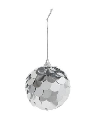 HEMA Kerstbal Zilver Pailletten (zilver)