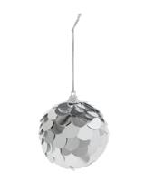 HEMA Kerstbal Zilver Pailletten (zilver)