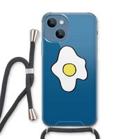 Spiegelei: iPhone 13 Transparant Hoesje met koord