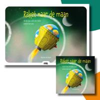 Raket naar de maan kamishibai vertelplaten + boek (Paperback)