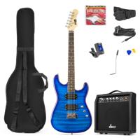 Max GigKit Superstrat Elektrische gitaar met 40 Watt versterker en