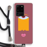 Mono V: Samsung Galaxy S20 Ultra Transparant Hoesje met koord
