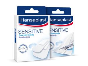 Hansaplast Sensitive 1m x 6cm 10 x 6 cm 10 stuk(s)