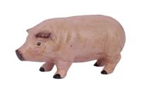A CAST IRON PIG BANK