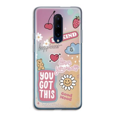 Positivity: OnePlus 7 Pro Transparant Hoesje