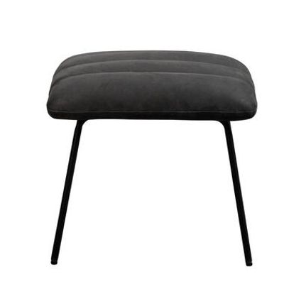 Hocker Dicky - antraciet - 41,5x45x41 cm
