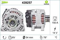 Valeo Alternator/Dynamo 439257 - thumbnail