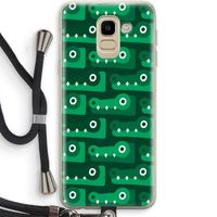 Crocs: Samsung Galaxy J6 (2018) Transparant Hoesje met koord