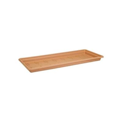 ELHO Green Basics 100 plantenschotel - Zacht terracotta - XXL - Buiten - Ø 89,7 x H 5,7 cm