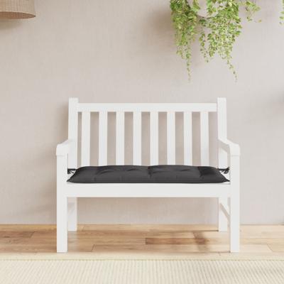 VidaXL Tuinbankkussen 110x50x7 cm oxford stof zwart