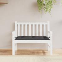 VidaXL Tuinbankkussen 110x50x7 cm oxford stof zwart