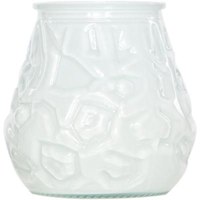 Cosy & Trendy mini lowboy tafelkaars - wit - 17 Branduren - 7 cm - kaars