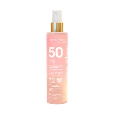 Alphanova Sun glitt pink sun oil spf50 bio
