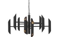 Goossens Excellent Hanglamp Liando, Hanglamp ovaal met 20 lichtpunten + led onderspot