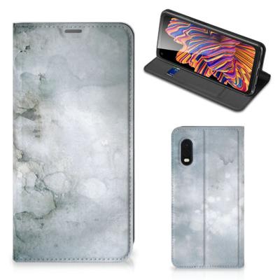 Bookcase Samsung Xcover Pro Painting Grey Bookcase Samsung Xcover Pro Painting Grey