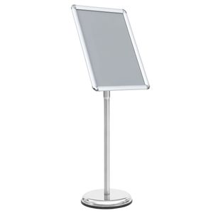 VidaXL Posterstandaard a3 aluminiumlegering zilverkleurig
