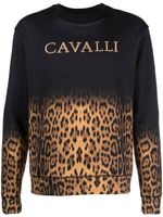 Roberto Cavalli chemise à imprimé léopard - Noir