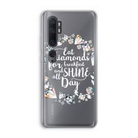 Diamonds: Xiaomi Mi Note 10 Pro Transparant Hoesje